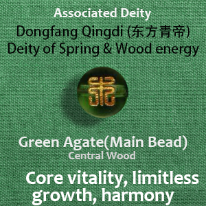 Five Elements Wood Energy Bracelet